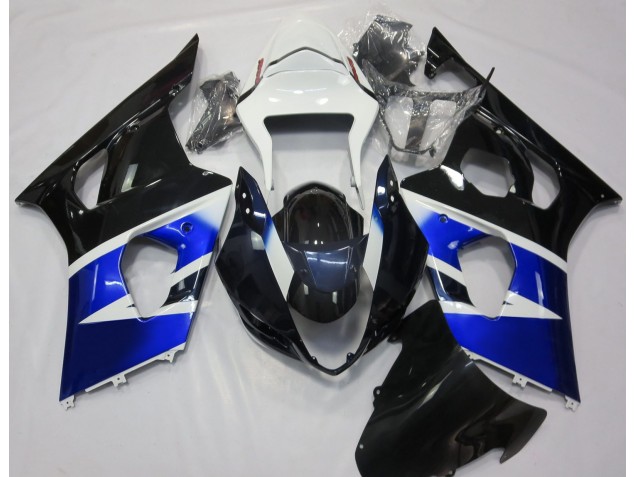 Noir Bleu & Blanc 03-04 Suzuki GSXR 1000 Carénage