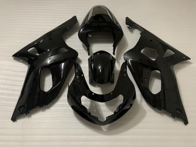 Noir Brillant 01-03 Suzuki GSXR 600-750 Carénage