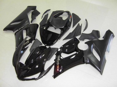 Noir Brillant 05-06 Kawasaki ZX6R Carénage