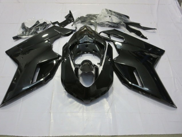Noir Brillant 07-14 Ducati 848 1098 1198 Carénage Noir Brillant 07-14 Ducati 848 1098 1198 Carénage