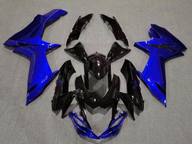 Noir Brillant & Bleu Aqua 11-24 Suzuki GSXR 600-750 Carénage
