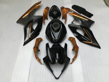 Noir Brillant & Bronze 05-06 Suzuki GSXR 1000 Carénage