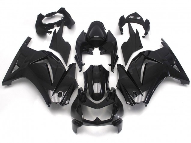 Noir Brillant Uni 08-12 Kawasaki Ninja 250 Carénage