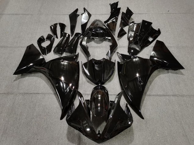 Noir Brillant Uni 09-11 Yamaha R1 Carénage Noir Brillant Uni 09-11 Yamaha R1 Carénage