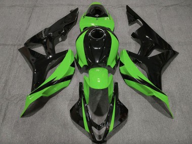 Noir Brillant & Vert 07-08 Honda CBR600RR Carénage