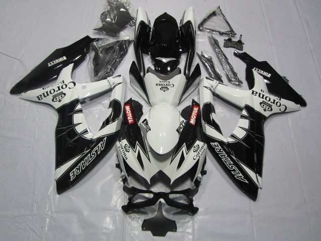 Noir Corona 08-10 Suzuki GSXR 600-750 Carénage