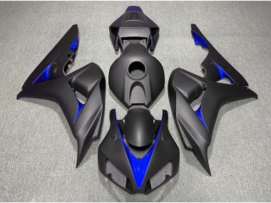 Noir Mat & Bleu 06-07 Honda CBR1000RR Carénage
