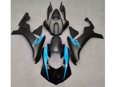 Noir Mat & Bleu Clair 15-19 Yamaha R1 Carénage