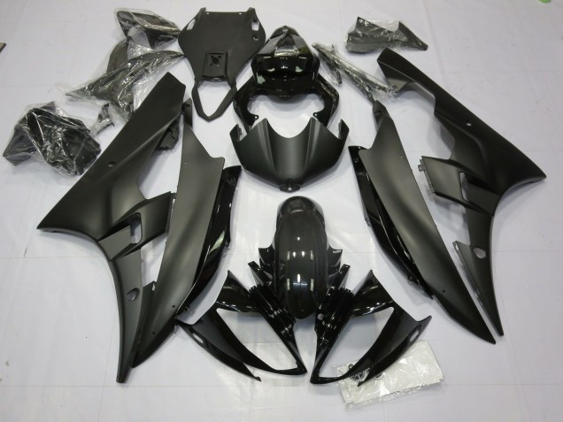 Noir Mat & Brillant 06-07 Yamaha R6 Carénage
