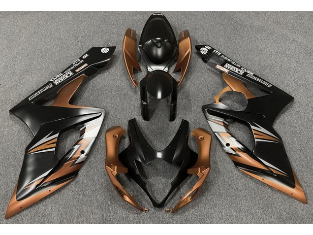 Noir Mat & Bronze 05-06 Suzuki GSXR 1000 Carénage Noir Mat & Bronze 05-06 Suzuki GSXR 1000 Carénage