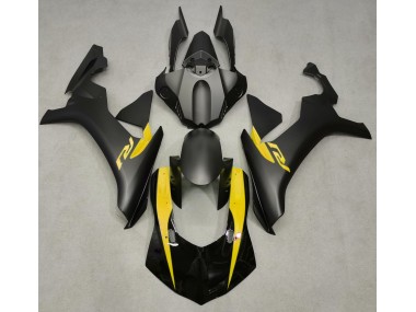 Noir Mat & Jaune 15-19 Yamaha R1 Carénage