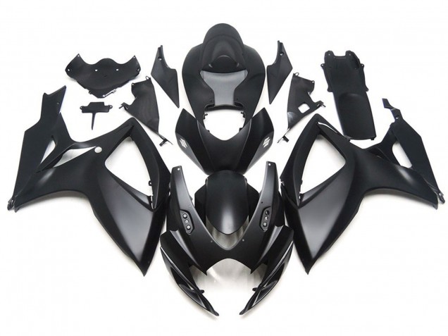 Noir Mat OEM Style Personnalisé 06-07 Suzuki GSXR 600-750 Carénage Noir Mat OEM Style Personnalisé 06-07 Suzuki GSXR 600-750 Carénage