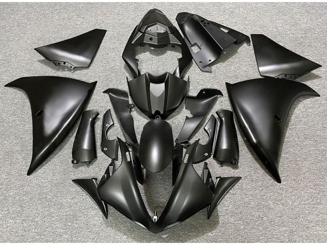 Noir Mat & Or 09-11 Yamaha R1 Carénage Noir Mat & Or 09-11 Yamaha R1 Carénage