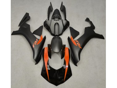 Noir Mat & Orange 15-19 Yamaha R1 Carénage