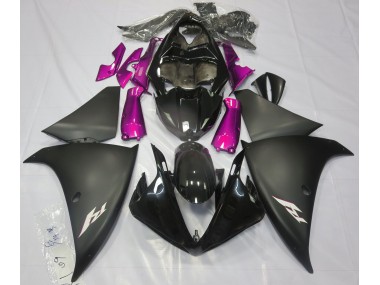 Noir Mat & Rose 09-11 Yamaha R1 Carénage