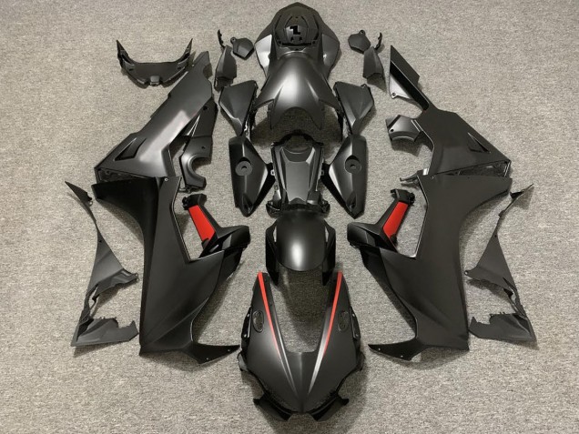 Noir Mat & Rouge 17-23 Honda CBR1000RR Carénage Noir Mat & Rouge 17-23 Honda CBR1000RR Carénage