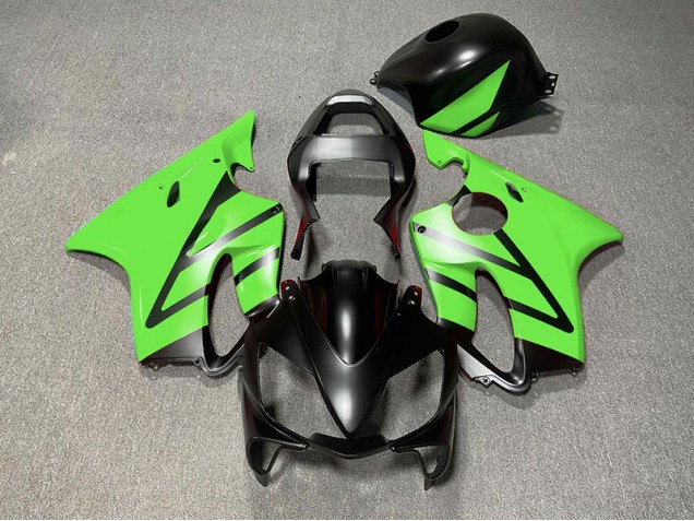 Noir Mat & Vert 01-03 Honda CBR600 F4i Carénage Noir Mat & Vert 01-03 Honda CBR600 F4i Carénage