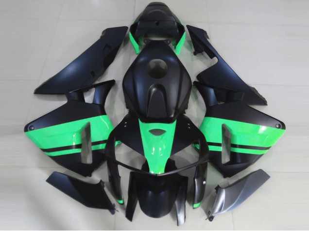 Noir Mat & Vert Spécial 05-06 Honda CBR600RR Carénage