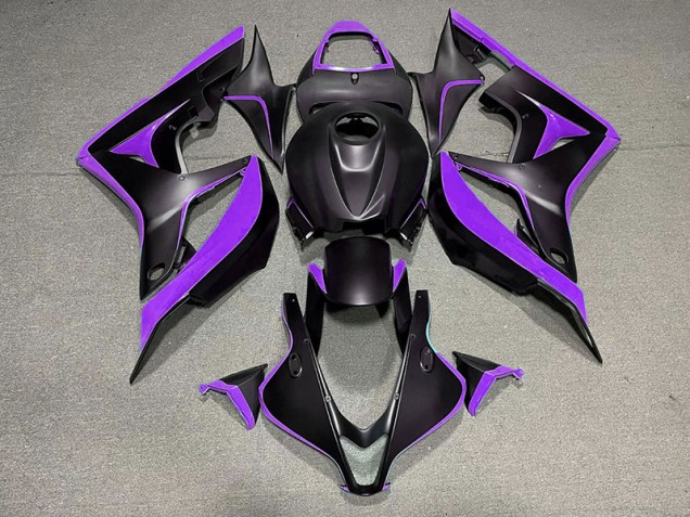 Noir Mat & Violet 07-08 Honda CBR600RR Carénage