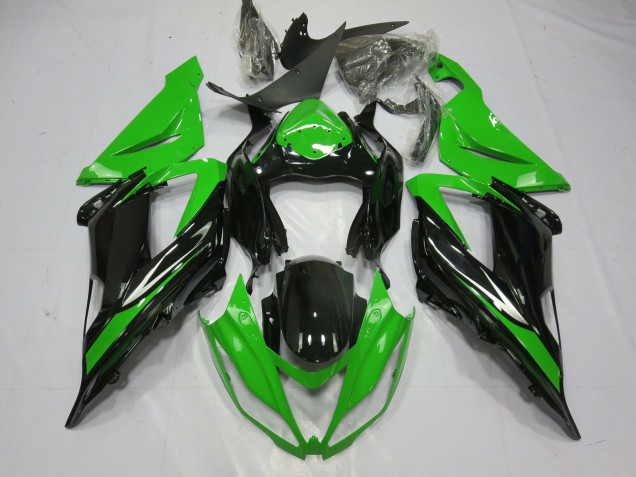 Noir & Vert 13-18 Kawasaki ZX6R Carénage Noir & Vert 13-18 Kawasaki ZX6R Carénage