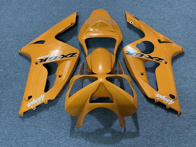 Orange 03-04 Kawasaki ZX6R Carénage Orange 03-04 Kawasaki ZX6R Carénage