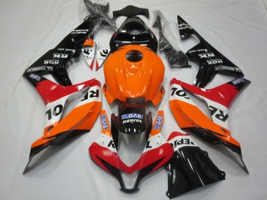 Orange Clair Repsol 07-08 Honda CBR600RR Carénage