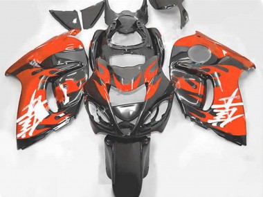 Orange & Gris 08-20 Suzuki GSXR 1300 Carénage