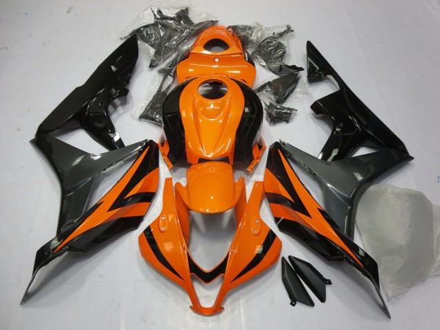 Orange Gris & Noir 07-08 Honda CBR600RR Carénage Orange Gris & Noir 07-08 Honda CBR600RR Carénage