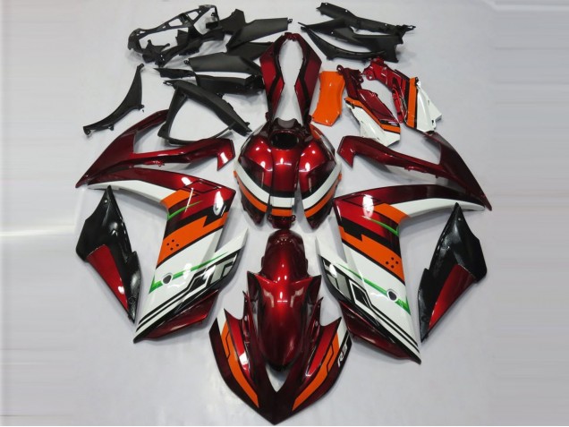 Orange & Marron 15-18 Yamaha R3 Carénage Orange & Marron 15-18 Yamaha R3 Carénage