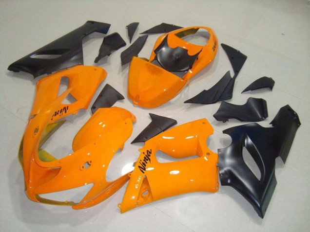 Orange Noir 05-06 Kawasaki ZX6R Carénage Orange Noir 05-06 Kawasaki ZX6R Carénage