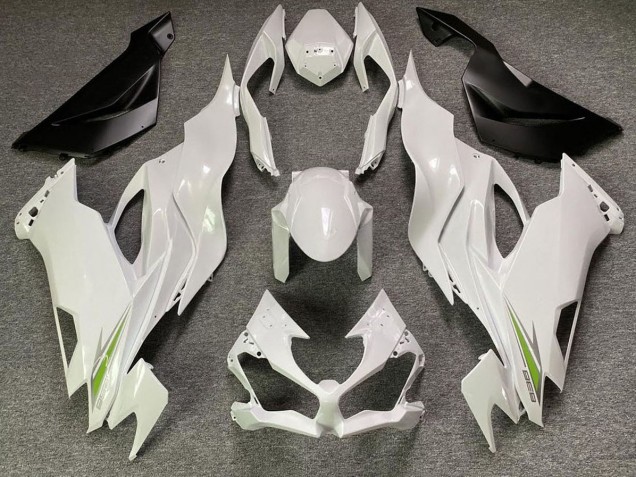 Perle Blanche 19-23 Kawasaki ZX6R Carénage Perle Blanche 19-23 Kawasaki ZX6R Carénage