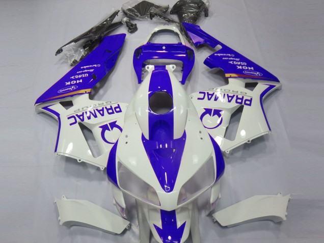 Personnalisé Bleu & Blanc 05-06 Honda CBR600RR Carénage