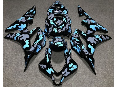 Personnalisé Camo Bleu 07-08 Honda CBR600RR Carénage