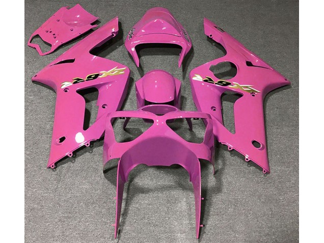Rose Brillant 03-04 Kawasaki ZX6R Carénage Rose Brillant 03-04 Kawasaki ZX6R Carénage