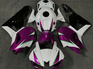 Rose Brillant Blanc & Vert 13-23 Honda CBR600RR Carénage