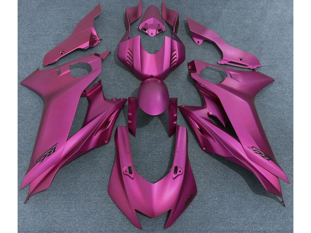 Rose Mat 17-21 Yamaha R6 Carénage Rose Mat 17-21 Yamaha R6 Carénage