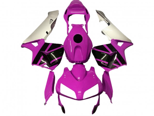 Rose Vif & Argent Mat 03-04 Honda CBR600RR Carénage
