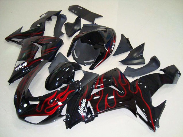 Rosso Fiamma 06-07 Kawasaki ZX10R Carénage Rosso Fiamma 06-07 Kawasaki ZX10R Carénage