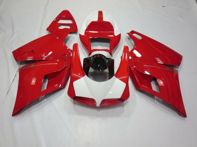 Rouge & Blanc 93-05 Ducati 996 748 916 998 Carénage Rouge & Blanc 93-05 Ducati 996 748 916 998 Carénage
