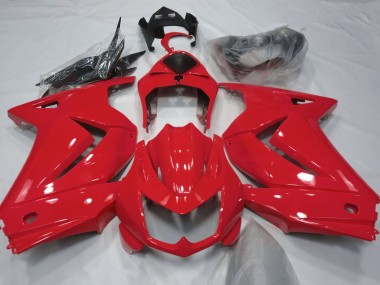 Rouge Brillant 08-12 Kawasaki Ninja 250 Carénage