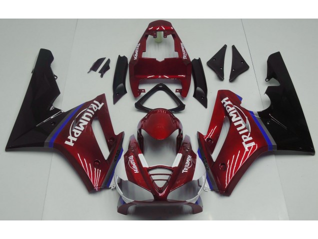 Rouge Brillant 09-12 Triumph Daytona 675 Carénage Rouge Brillant 09-12 Triumph Daytona 675 Carénage