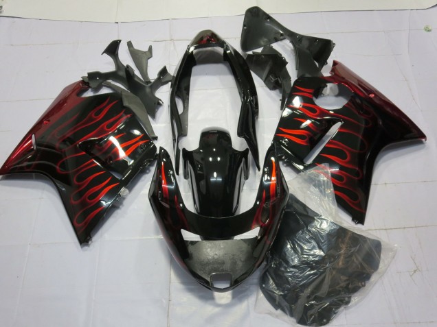 Rouge Brillant Flamme 96-07 Honda CBR1100XX Carénage