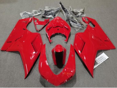 Rouge Brillant Uni 07-14 Ducati 848 1098 1198 Carénage