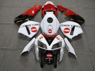 Rouge Konica Minolta 05-06 Honda CBR600RR Carénage