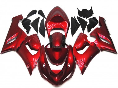 Rouge Marron 05-06 Kawasaki ZX6R Carénage