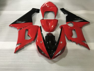 Rouge Noir 05-06 Kawasaki ZX6R Carénage