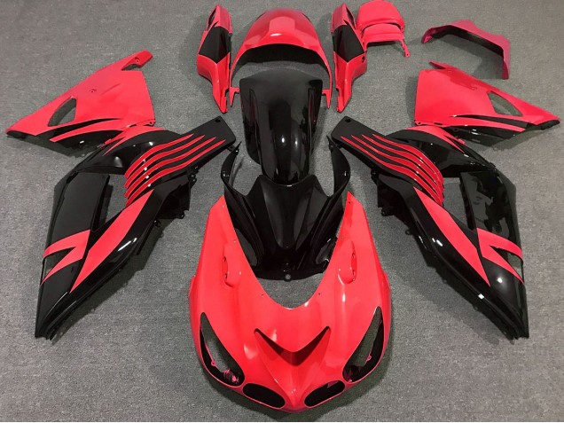 Rouge Vif 06-11 Kawasaki ZX14R Carénage Rouge Vif 06-11 Kawasaki ZX14R Carénage