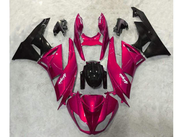 Rouge Vif Brillant 09-12 Kawasaki ZX6R Carénage