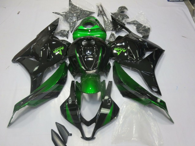 Spécial Vert Brillant Noir 09-12 Honda CBR600RR Carénage
