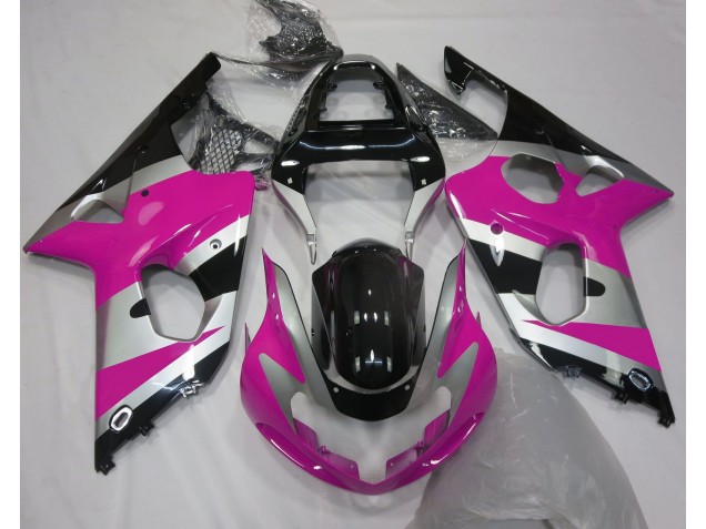 Style Argent Rose OEM 00-02 Suzuki GSXR 1000 Carénage